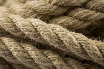 Old rope close up