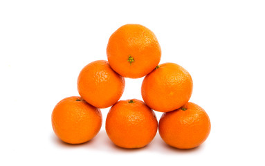 tangerine isolated