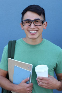 Funny Young Man in Glasses - Stock image