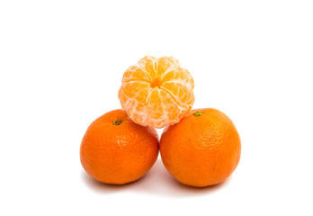 tangerine isolated
