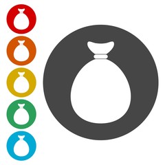 Money bag Icon Vector