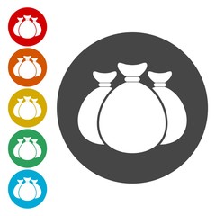 Money bag Icon Vector