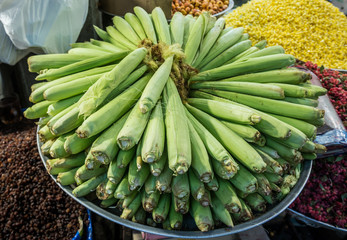 Maize ears for sale at Grand Bazaar in Tehran, capital of Iran
