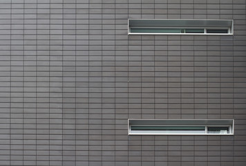 Architectural close up of an office building