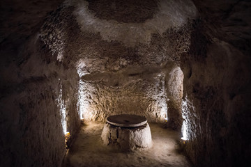 Nooshabad (Nushabad) underground city called Ouee in Iran