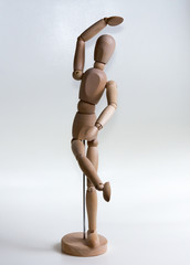 Human Model on a white background