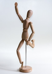 Human Model on a white background