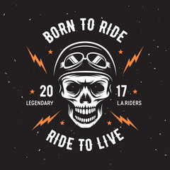 Vintage motorcycle t-shirt graphics. Vector illustration.