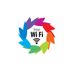 Obraz premium vector logo network