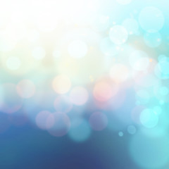 Fototapeta premium Defocused abstract bokeh lights background