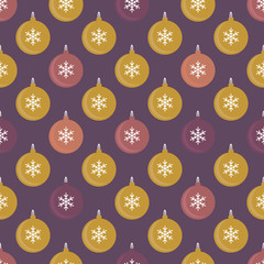 Seamless pattern with balls for packaging, textile or web