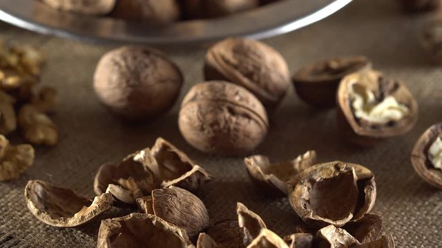 Walnuts in rotation.