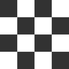 Black seamless chess background. Vector illustration.