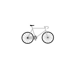 Bicycle icon. Outline illustration of bicycle vector icon for web