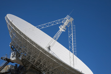 Radio telescope. Antenna for space exploration, research and development space flight.
