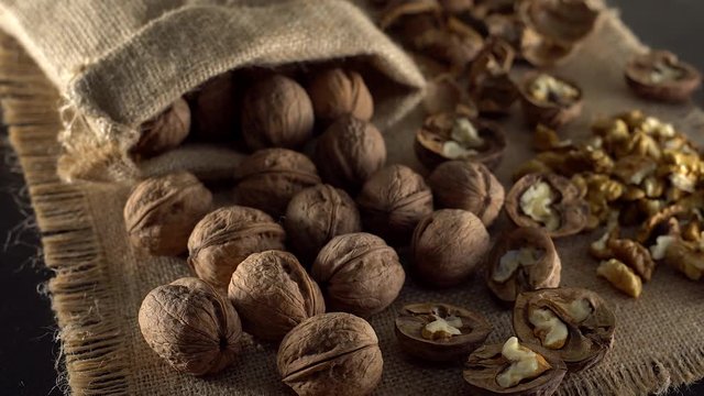 Walnuts in rotation.