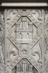 bas relief en pierre