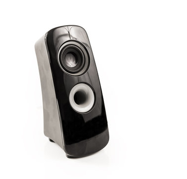 Modern Black and Grey Speaker, on white background