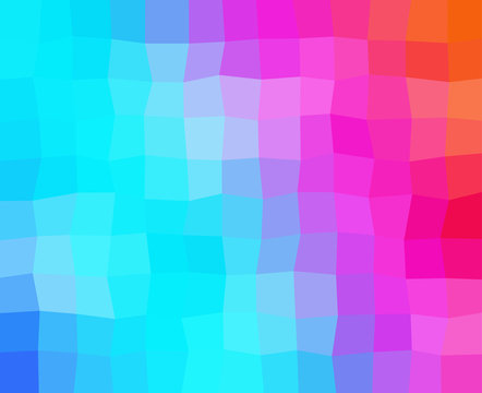 Colorful Pixel Geometric Grid Background