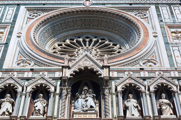 Obraz premium detail of the Florence Cathedral, Florence, Italy