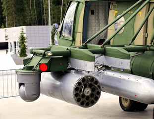Weapons of modern russian attack helicopter