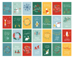 Christmas card collection.