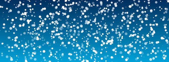 Falling Snow Background. Vector Illustration. Flat style with gradient. Design elements.