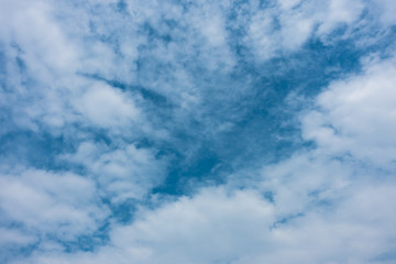 Fototapeta premium Beautiful blue sky with clouds