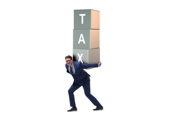 Businessman under heavy tax burden