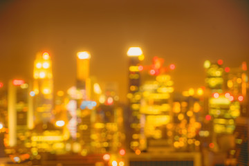 Fototapeta premium abstract industry like bokeh with vintage yellow filter - can use to display or montage on product