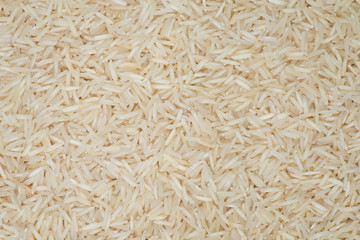 Basmati rice background and textured