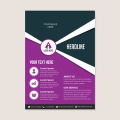 Corporate business annual report brochure flyer design. Leaflet cover presentation. Flier with Abstract geometric background. Modern publication poster magazine, layout template A4 flyer