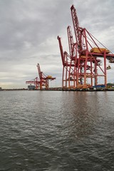 Industrial port cranes