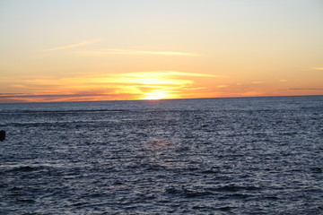 Obraz premium Perth Beach Sunset