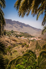 Fataga village in Gran Canaria