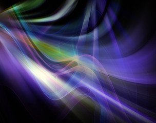 Abstract background in purple, green and blue colors