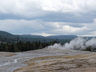 Thermal Feature and Geyser Yellowstone National park