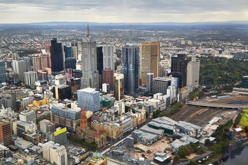 Melbourne from above