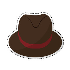 classic hat icon image vector illustration design 