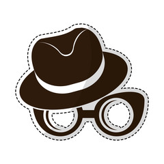 hipster man icon image vector illustration design 