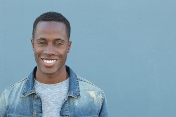 Man with a perfect white smile 