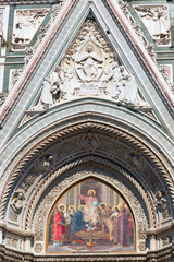 detail of the Florence Cathedral
