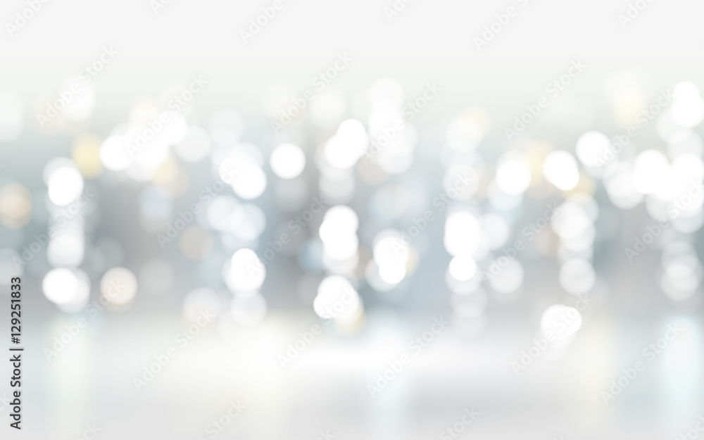 Wall mural abstract bokeh particles background
