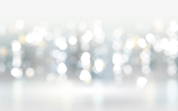 Abstract bokeh particles background