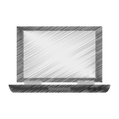 Laptop icon. Device gadget technology and electronic theme. Isolated design. Vector illustration