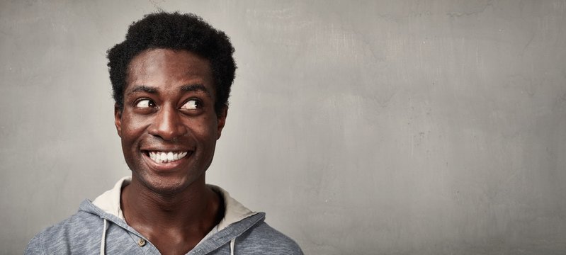 African-American man face