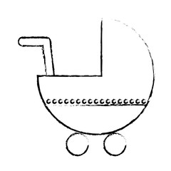 baby stroller icon image vector illustration design 