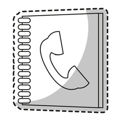 Agend icon. Notebook book directory and information theme. Isolated design. Vector illustration