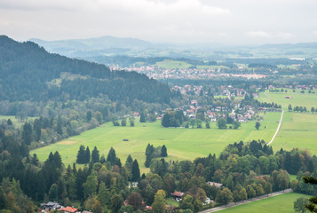 Fototapeta na wymiar Landscape view in Bavaria, Germany