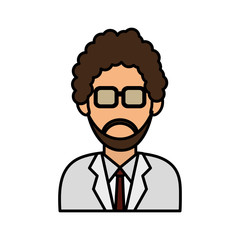 Doctor icon. Medical health care hospital and emergency theme. Isolated design. Vector illustration